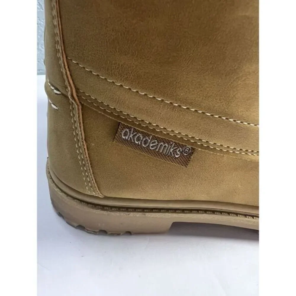 Akademiks Polar‎ 3 Boys Lace-Up Hi-Top Boots Youth Size 1 Tan